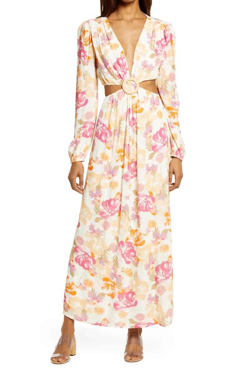 Linda Floral Print Long Sleeve Dress | Nordstrom | Nordstrom