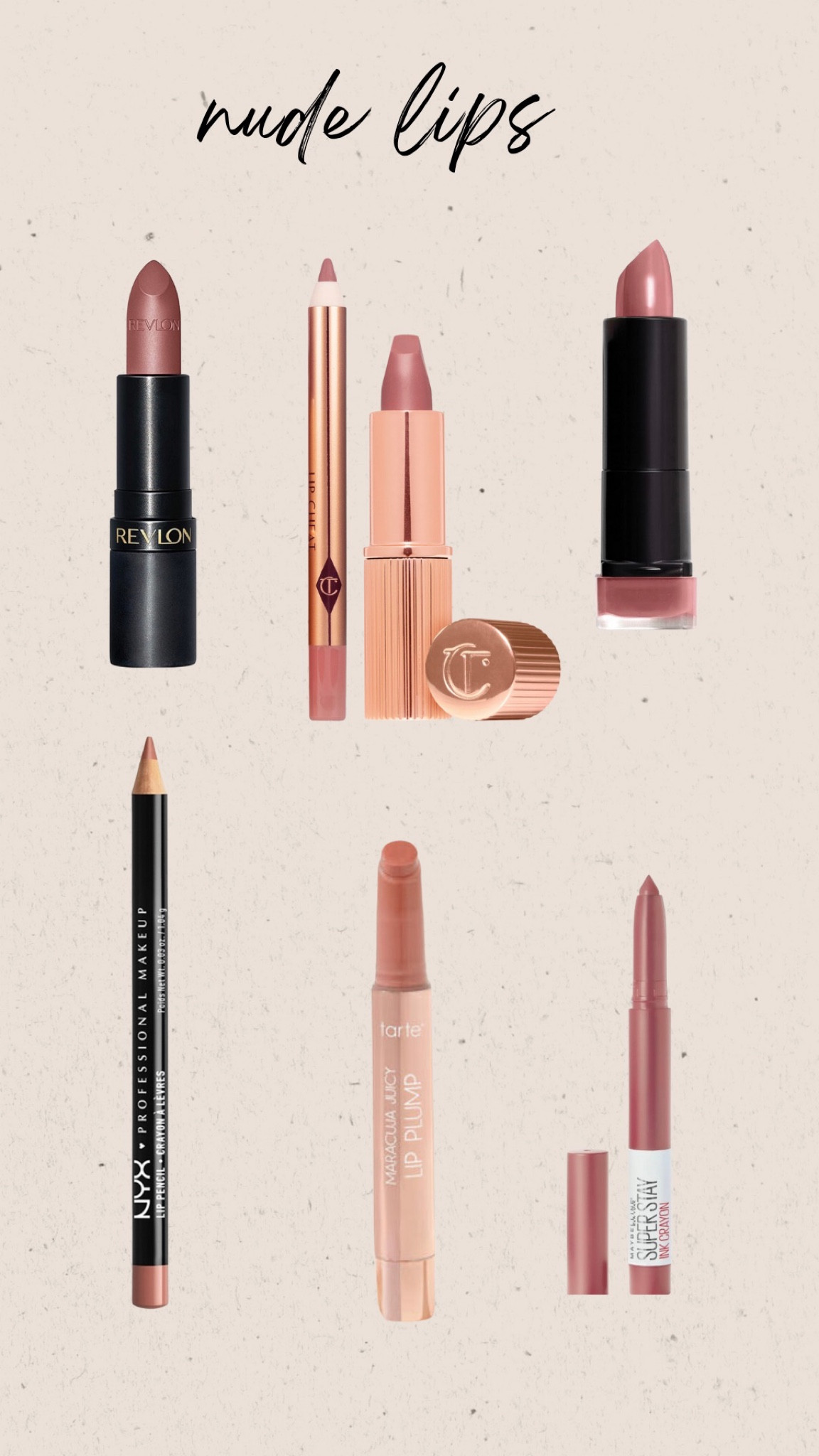 :: nude lipsticks and glosses. Charlotte Tilbury Dupes

#LTKbeauty #LTKGiftGuide #LTKunder50