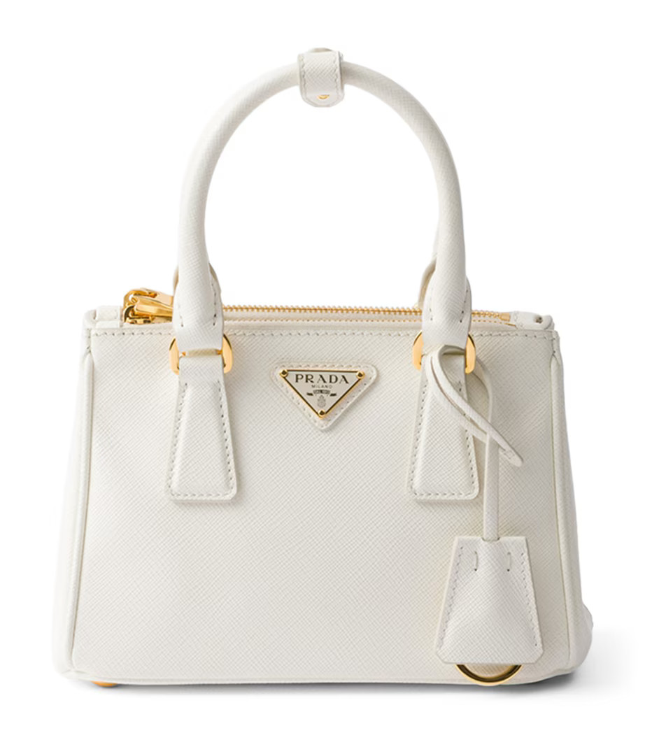 Micro Saffiano Leather Galleria Top-Handle Bag | Harrods
