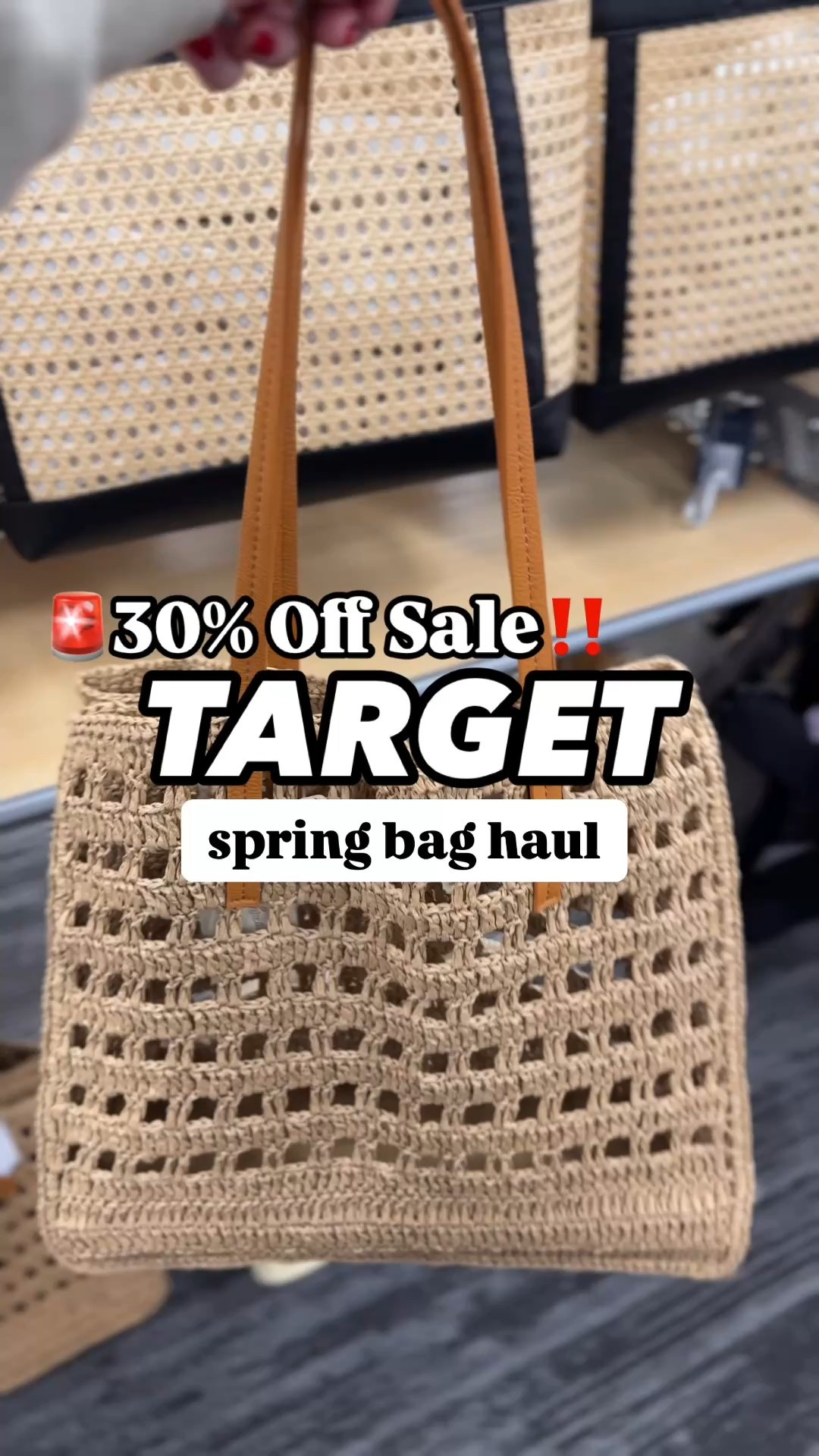 Spring bags I’m loving from Target are 30% off! Love these totes and purses for vacation, Easter, everyday use, date night, and special occasions! The perfect spring accessories! 

Spring fashion, vacation style, beach tote, handbag 

#LTKSaleAlert #LTKFindsUnder50 #LTKWatchNow