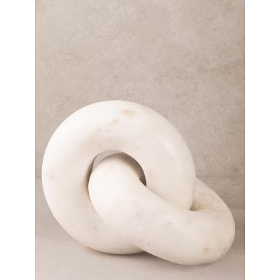 Munich White Marble Knot Sculpture | Target
