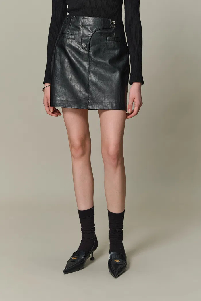 Mia Pencil Skirt in Vegan Leather | Fabrique