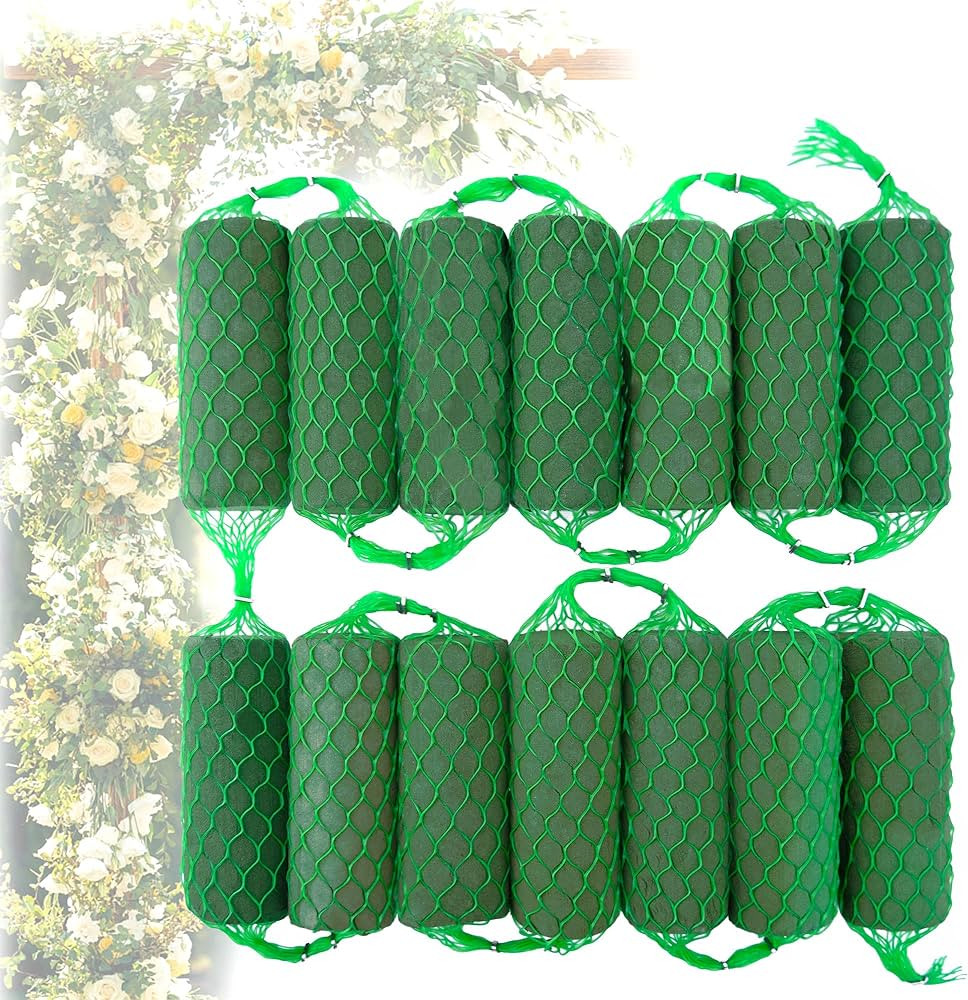 Max Shape Floral Foam Garland for Artificial Flowers, Wet Foam for Fresh Flower Arrangements,Gree... | Amazon (US)
