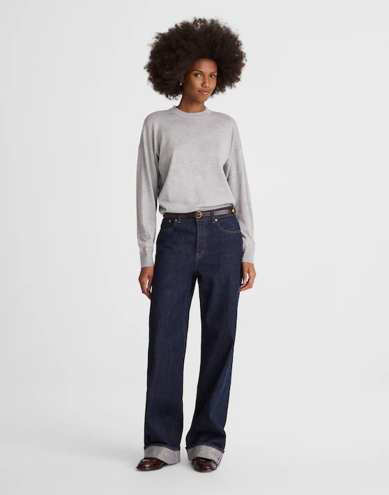 Drop-Shoulder Sweater in Merino Wool | Madewell