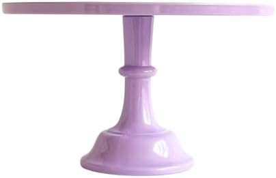 Sprinkles & Confetti 11" Purple Cake Stand – Durable Melamine Dessert Display for Weddings, Bir... | Amazon (US)