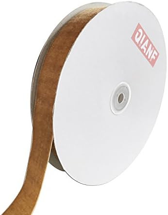 QIANF Vintage Khaki Velvet Ribbon, 1 Inch X 25Yd | Amazon (US)