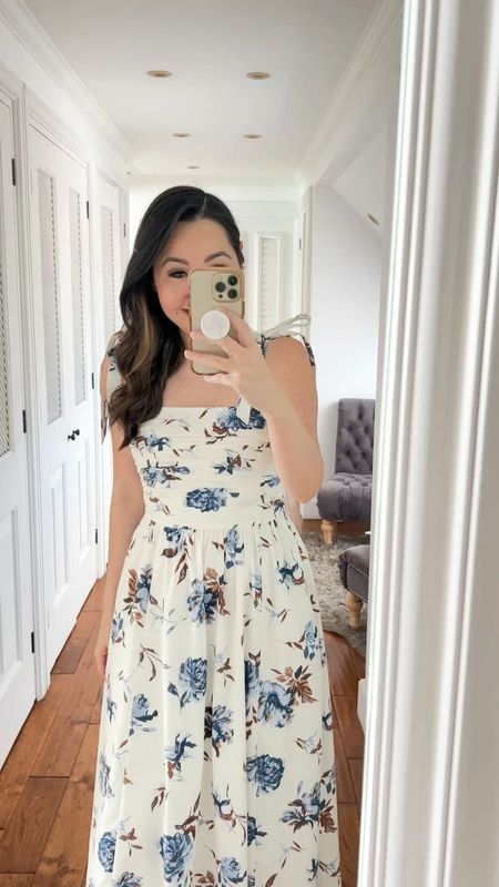 Sharing what I wore for Mother’s Day ❤️ Absolutely love this gorgeous floral midi dress! 🥰