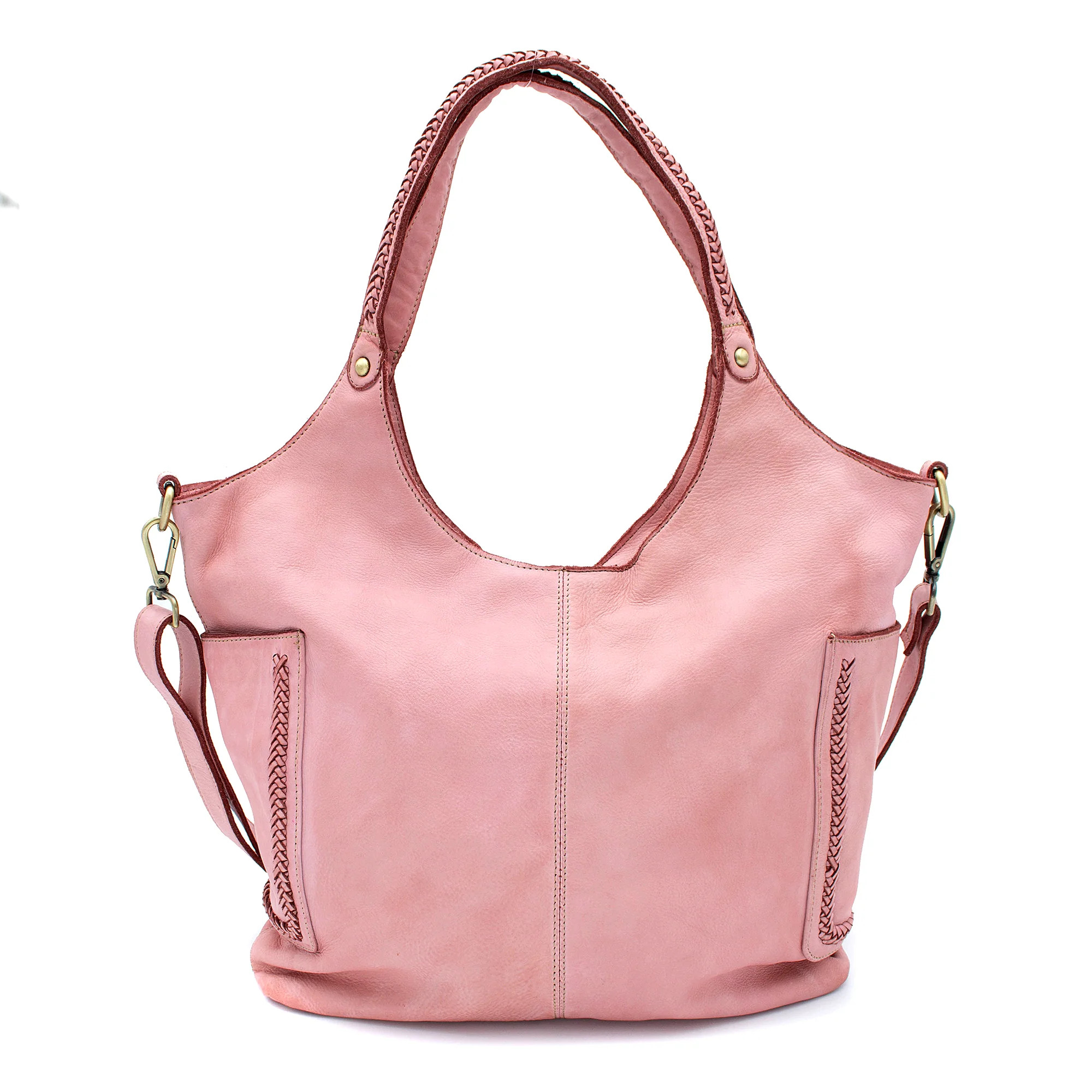 Julia Slouchy Tote in Blush Pink | Bolsa Nova Handbags