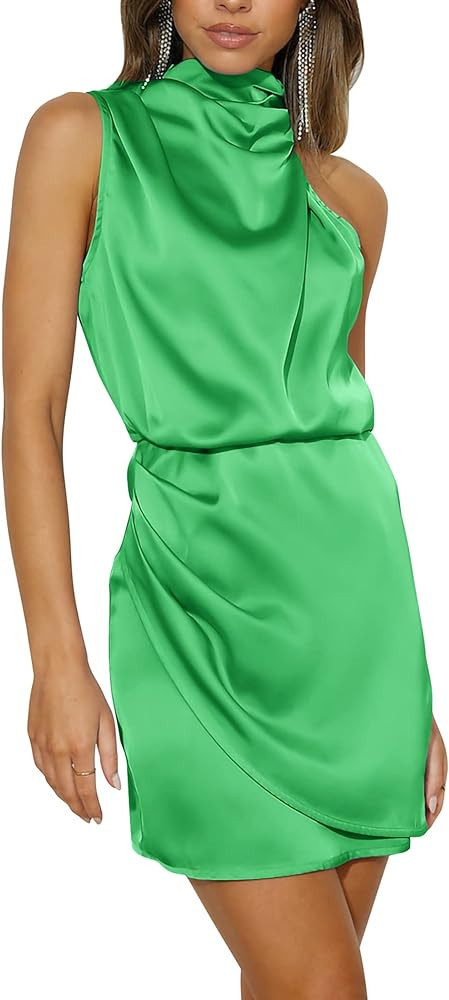 PRETTYGARDEN Women's 2023 Light Kelly Green Cocktail Dress Fall Winter Cocktail Dress Winter Fall | Amazon (US)