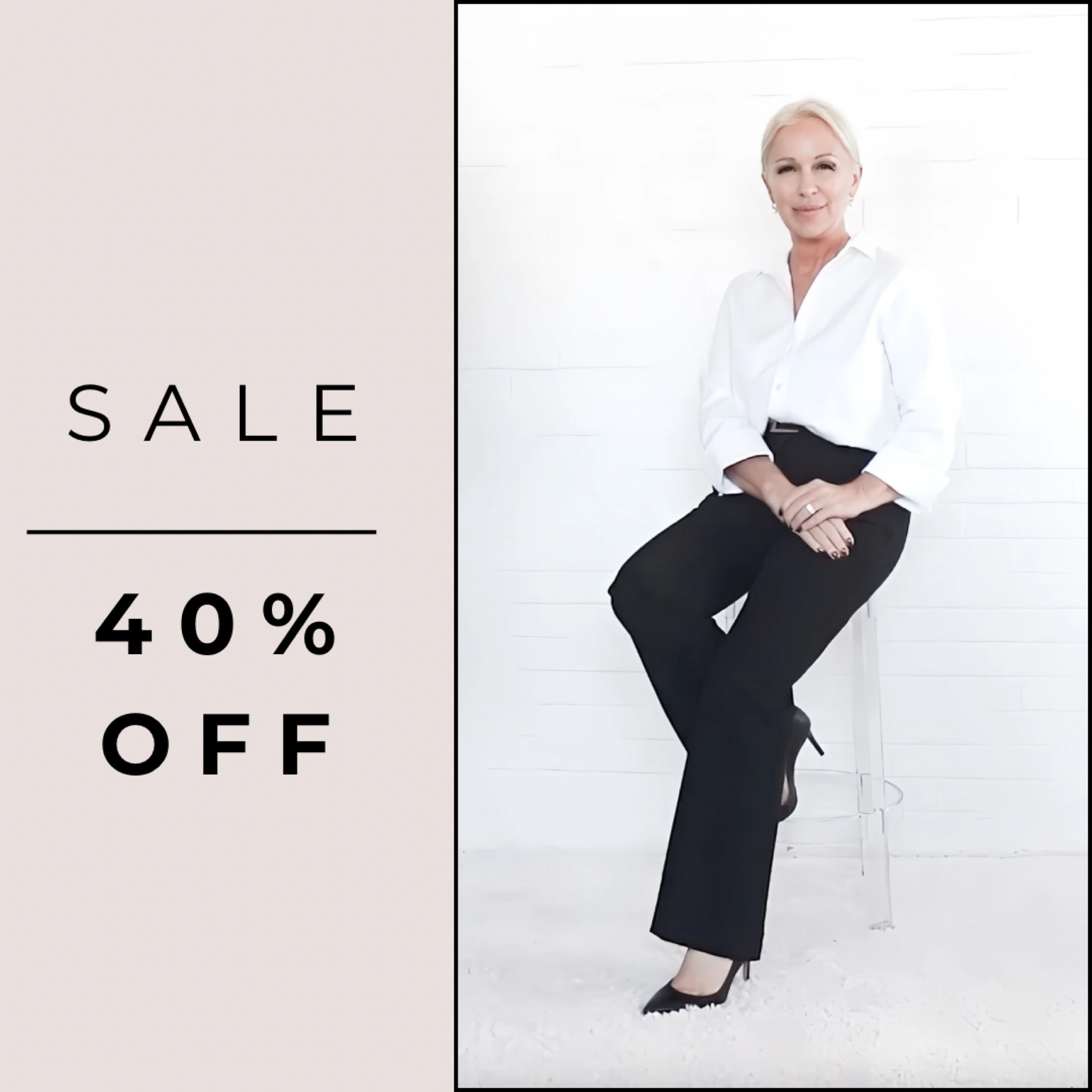 These Jayne trousers are ultra slimming, lengthening, and on sale for 40% off. I am buying them in cardinal red for the holidays. You would never believe from these photos that I am barely 5’1 when I wear them…

#LTKOver40 #LTKWorkwear #LTKSaleAlert