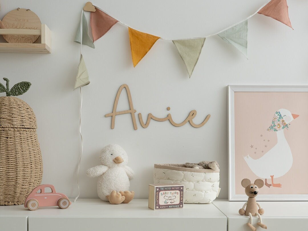 Name Sign Nursery Wall Art | Personalised Nursery Wall Decor | New Baby Gift | UK - Etsy UK | Etsy (US)