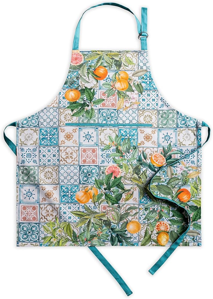 Amazon.com: Maison d' Hermine Apron for women with Pocket 100% Cotton 27.50"x31.50" 1 Piece Adjus... | Amazon (US)