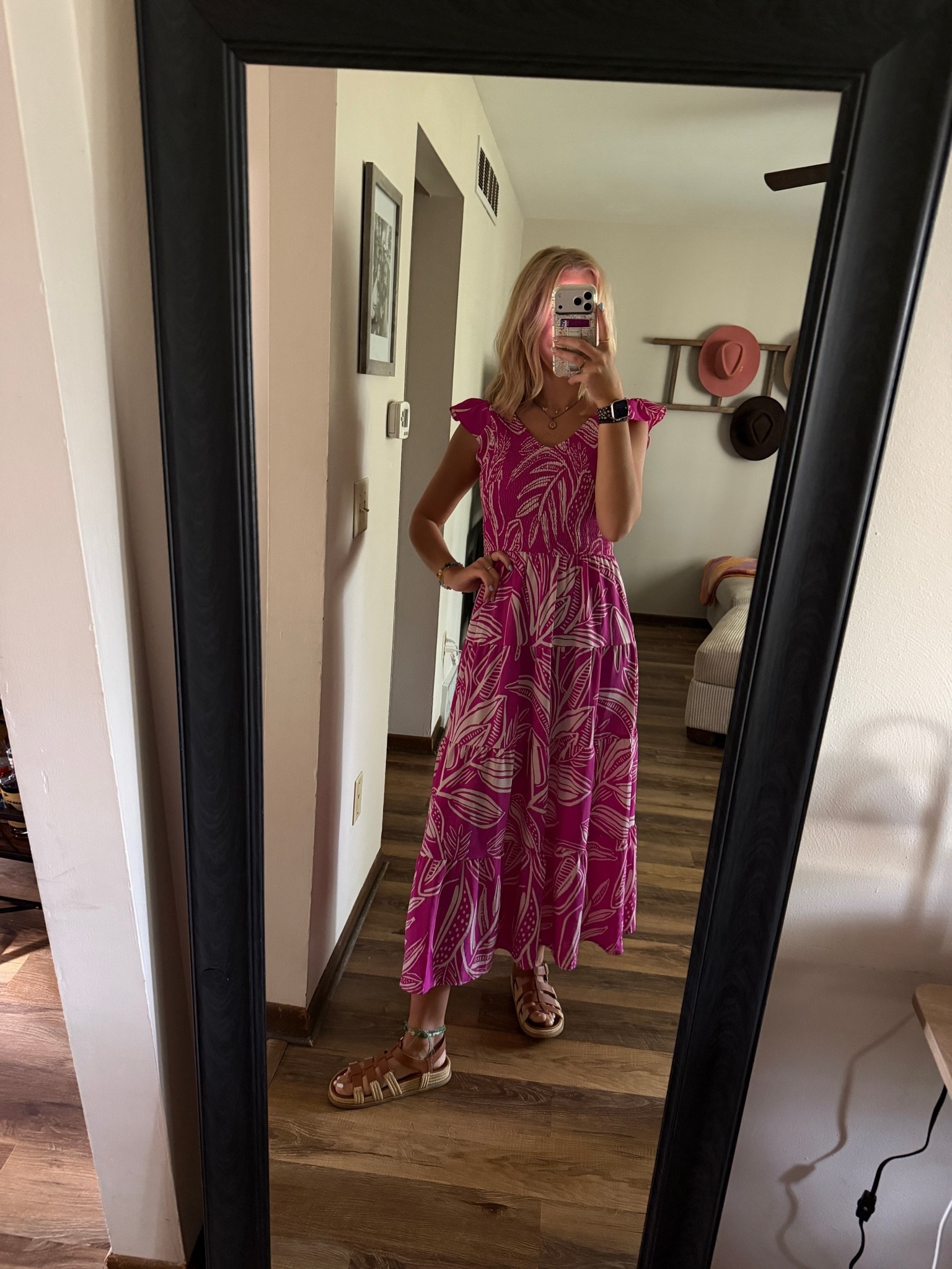 Today’s office outfit—05.19.26 🩷🌸🤎⛅️

This Amazon dress is perfect for spring/summer! Throw on a light jacket and you’re all set! Can be worn with sneakers, sandals, heels.. you name it!! 👟🩴👡 So cute & flowy! LOTS of color options!

Amazon dress: small
@Target sandals: 8
*linking Amazon necklace, bracelets, earrings… and MORE :)

Everything is TTS :)

#springdresses #officeoutfits #Amazondresses #Amazonstyle #Amazonfashion #Amazonfinds #pinkdresses #Targetshoes #brownsandals #OldNavyjackets #denimshirts spring outfits, Amazon deals, Prime Big Deal Days, hot deals, trending on Amazon

#LTKSeasonal #LTKSaleAlert #LTKootd