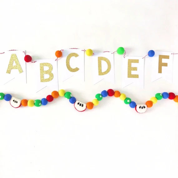 First Day of School Alphabet Banner | Etsy (US)