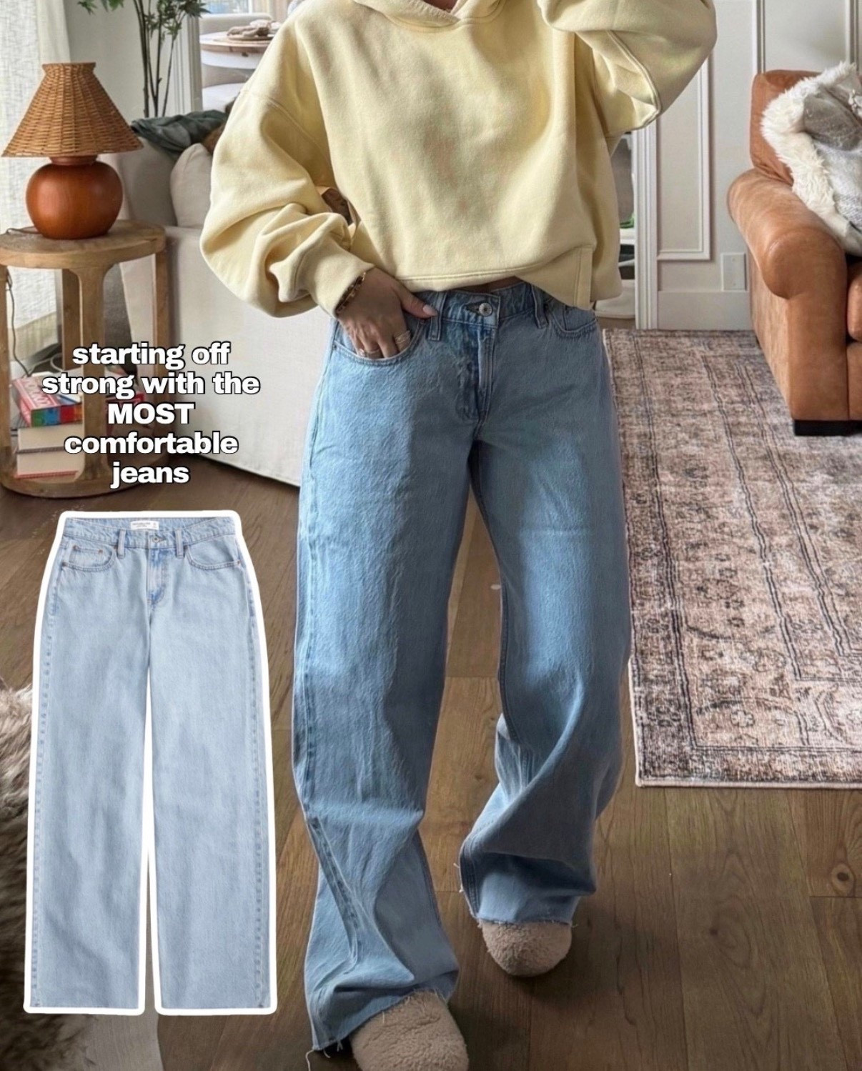 Abercrombie baggy jeans 💛

#LTKootd #LTKgrwm #LTKmomlife