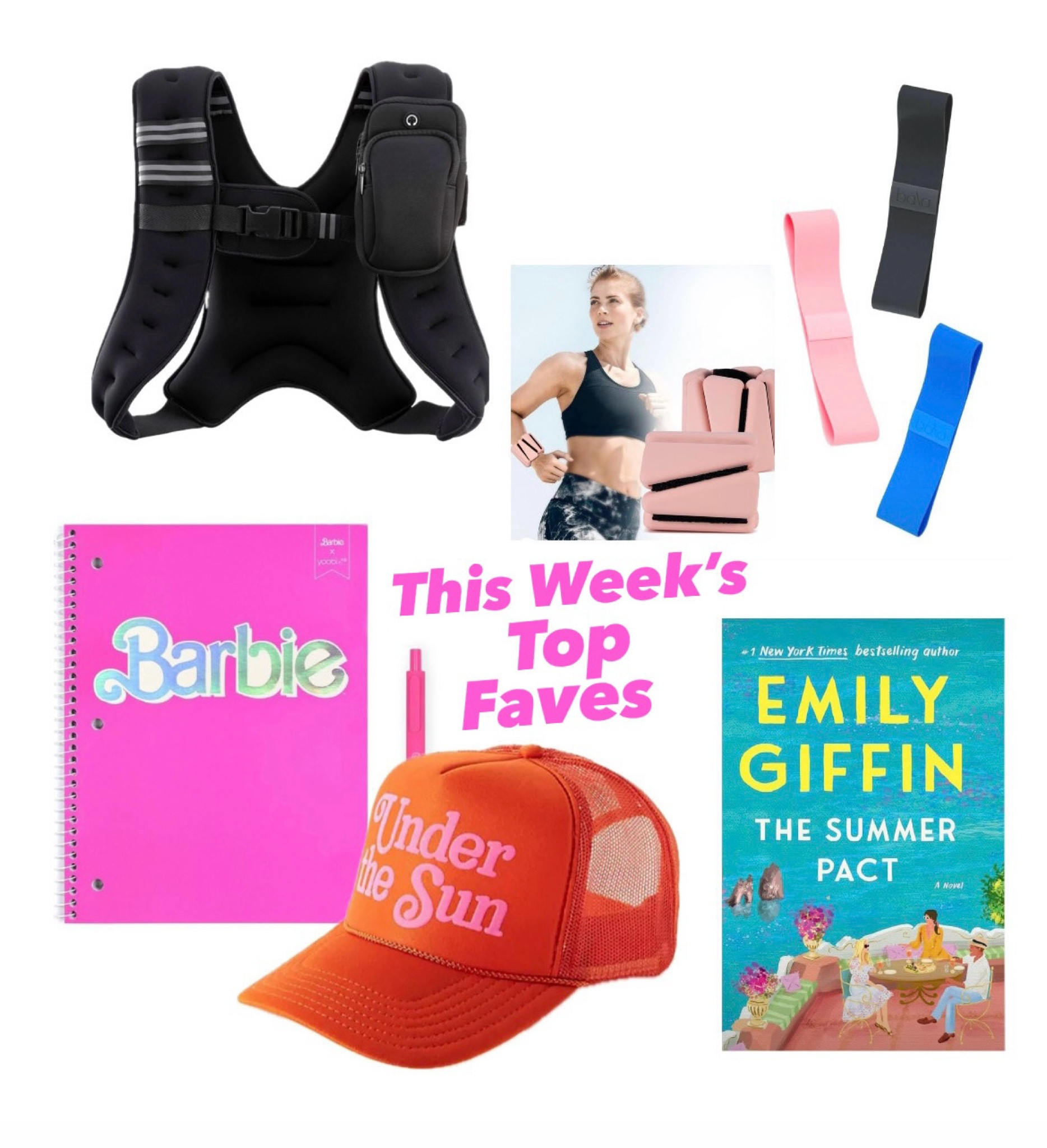 Your Top Faves ✨
… best-sellers this week(ish)!

Notes: 
* I have the vest in the 12lb.
* the wrist weights are a brand that was on sale this week that I suggested as alternative to the brand I have 


#LTKFindsUnder50 #LTKActive #LTKSeasonal