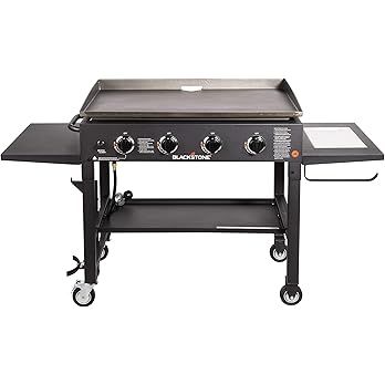 Amazon.com: Blackstone 36" Cooking Station 4 Burner Propane Fuelled Restaurant Grade Professional... | Amazon (US)