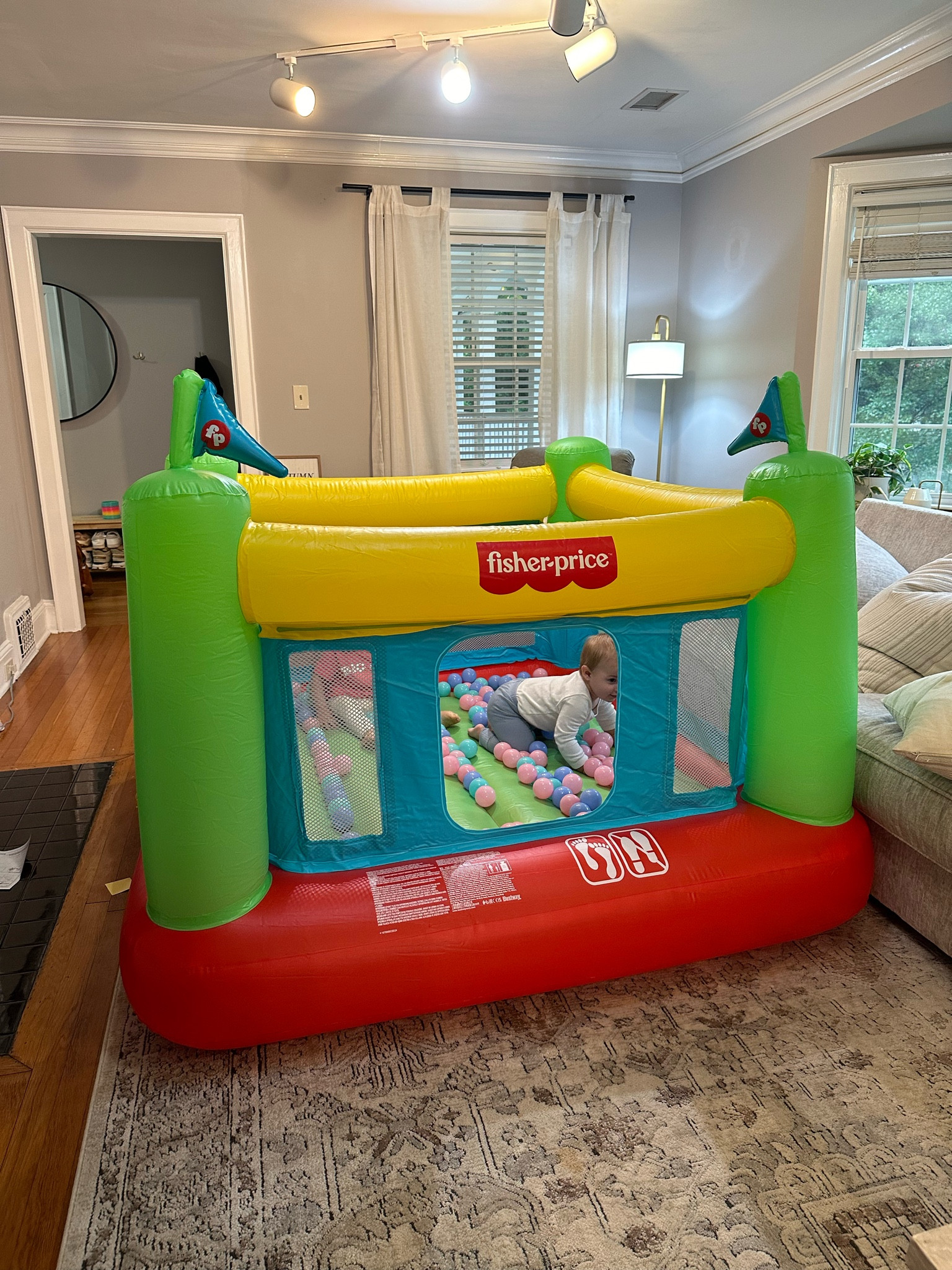 Viral Walmart best selling bounce house under $70!!! Such a steal and the perfect toy for a rainy day! It self inflates and deflates so it makes your life easier. 

#LTKBaby #LTKFindsUnder100 #LTKKids