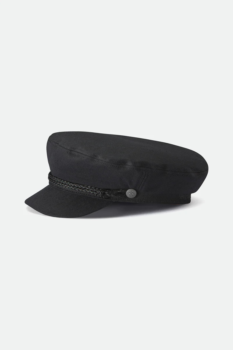 Fiddler Fisherman Cap - Black | Brixton