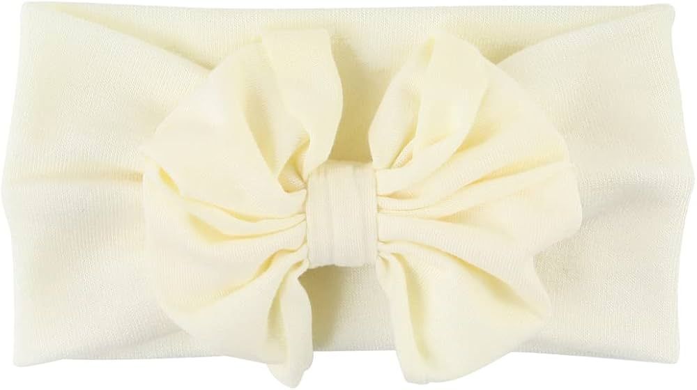 RuffleButts Ivory Big Bow Headband - One Size | Amazon (US)