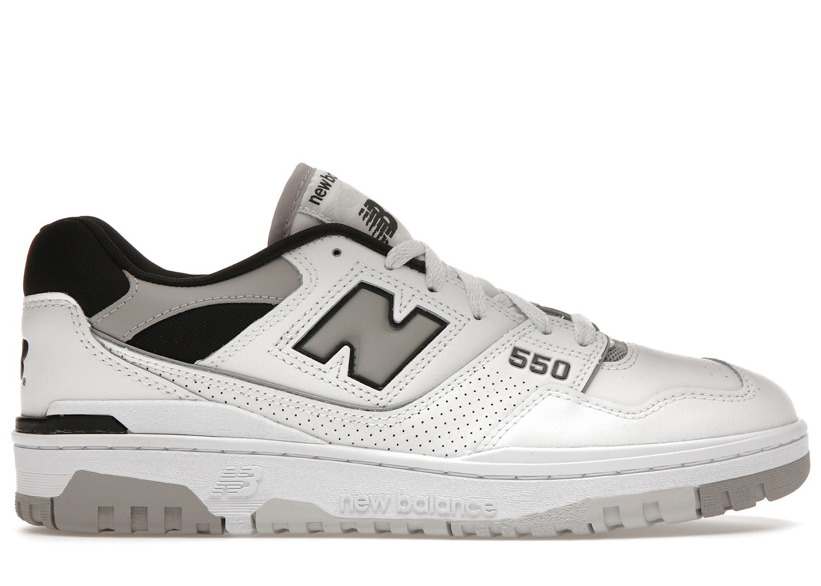 Men's New Balance 550 Sneakers in White/Concrete/Black | StockX