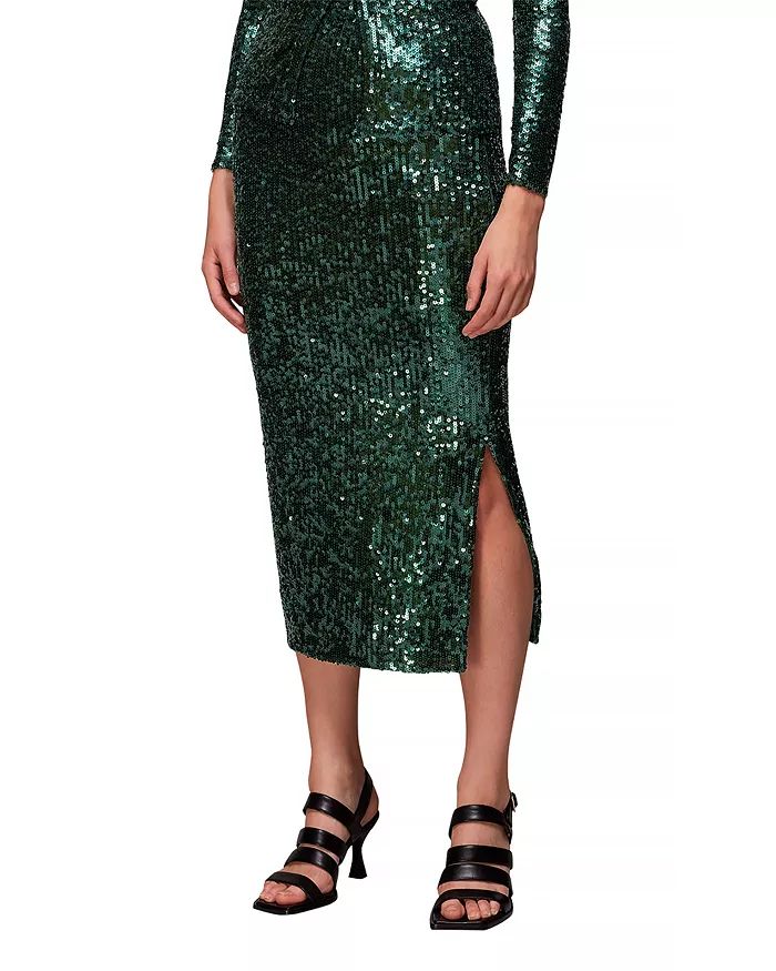 Sequined Column Midi Skirt | Bloomingdale's (US)