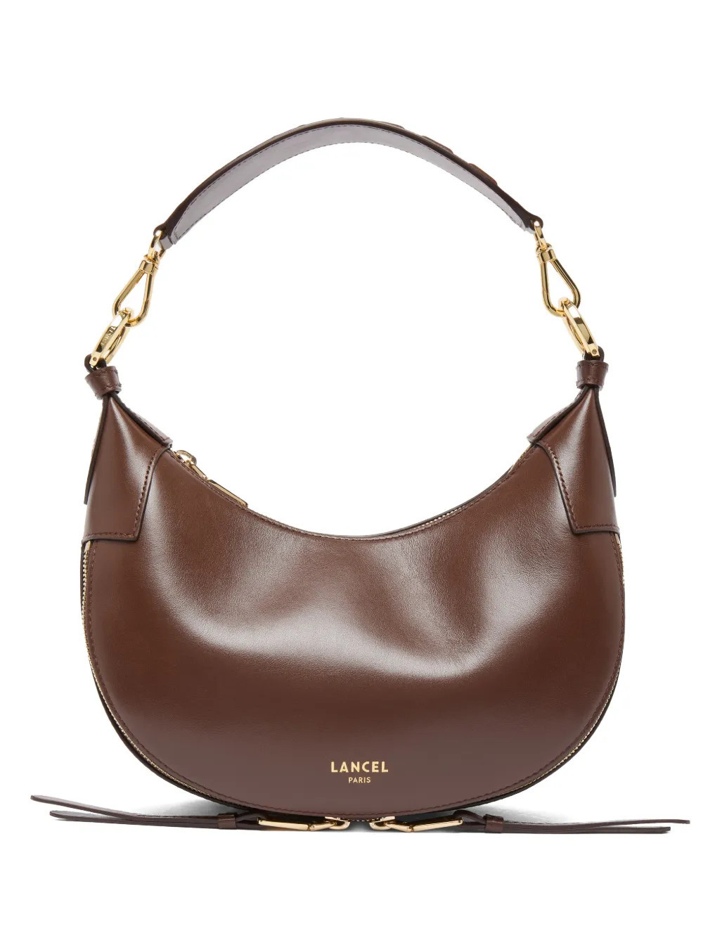 Lancel Origami zip shoulder bag - Brown | Farfetch Global