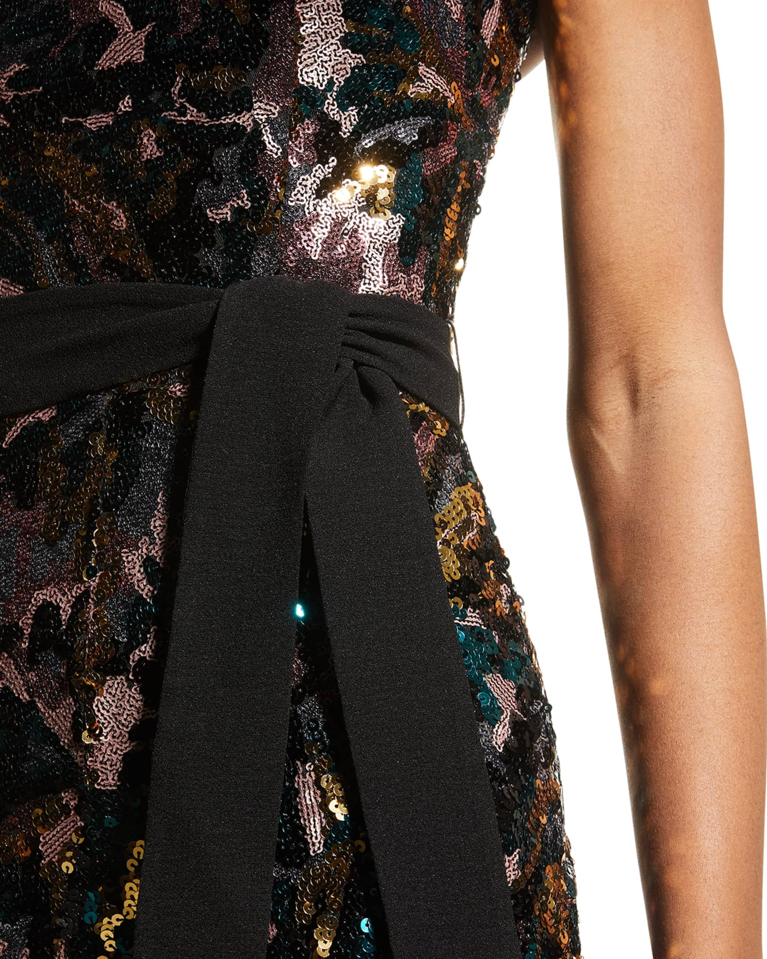 Dress The Population Andy Strapless Sequin Jumpsuit | Neiman Marcus