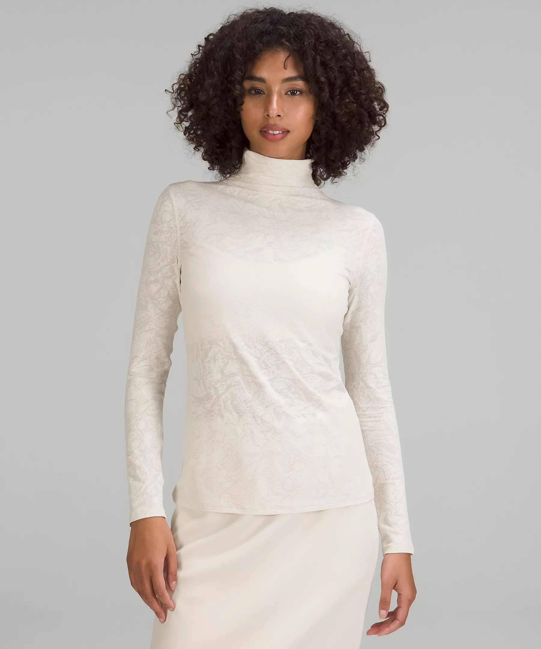 Slim-Fit Jacquard Turtleneck | Lululemon (US)