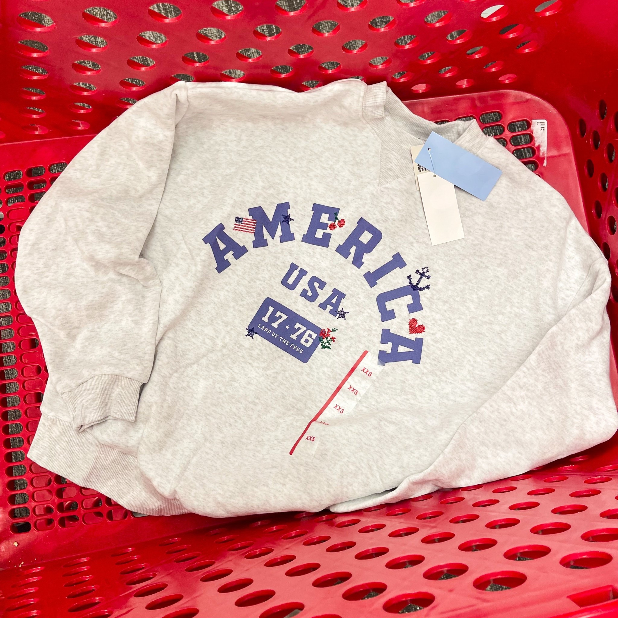 Loving all of the USA sweatshirts at Target 🇺🇸