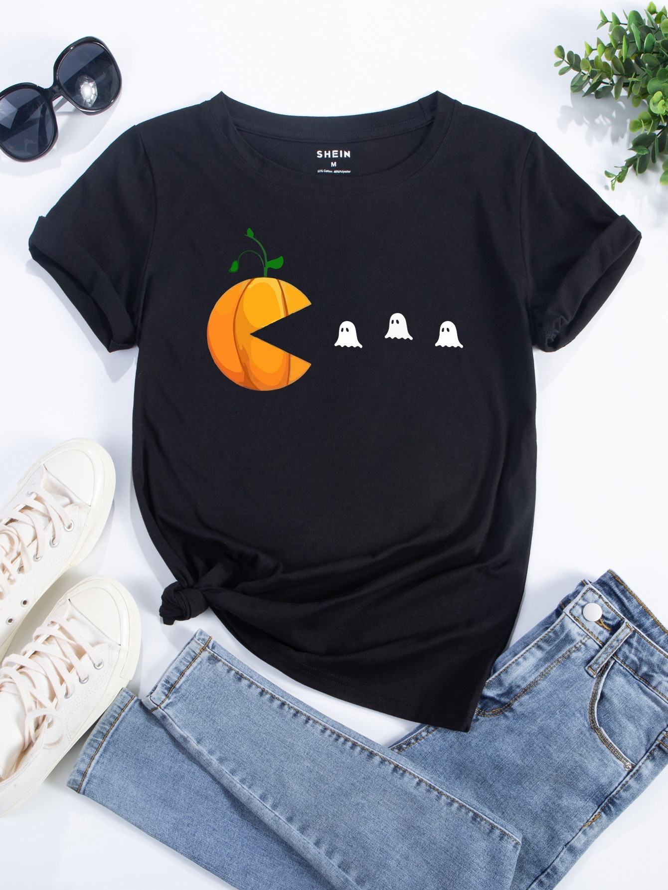 Cartoon Graphic Short Sleeve Tee | SHEIN