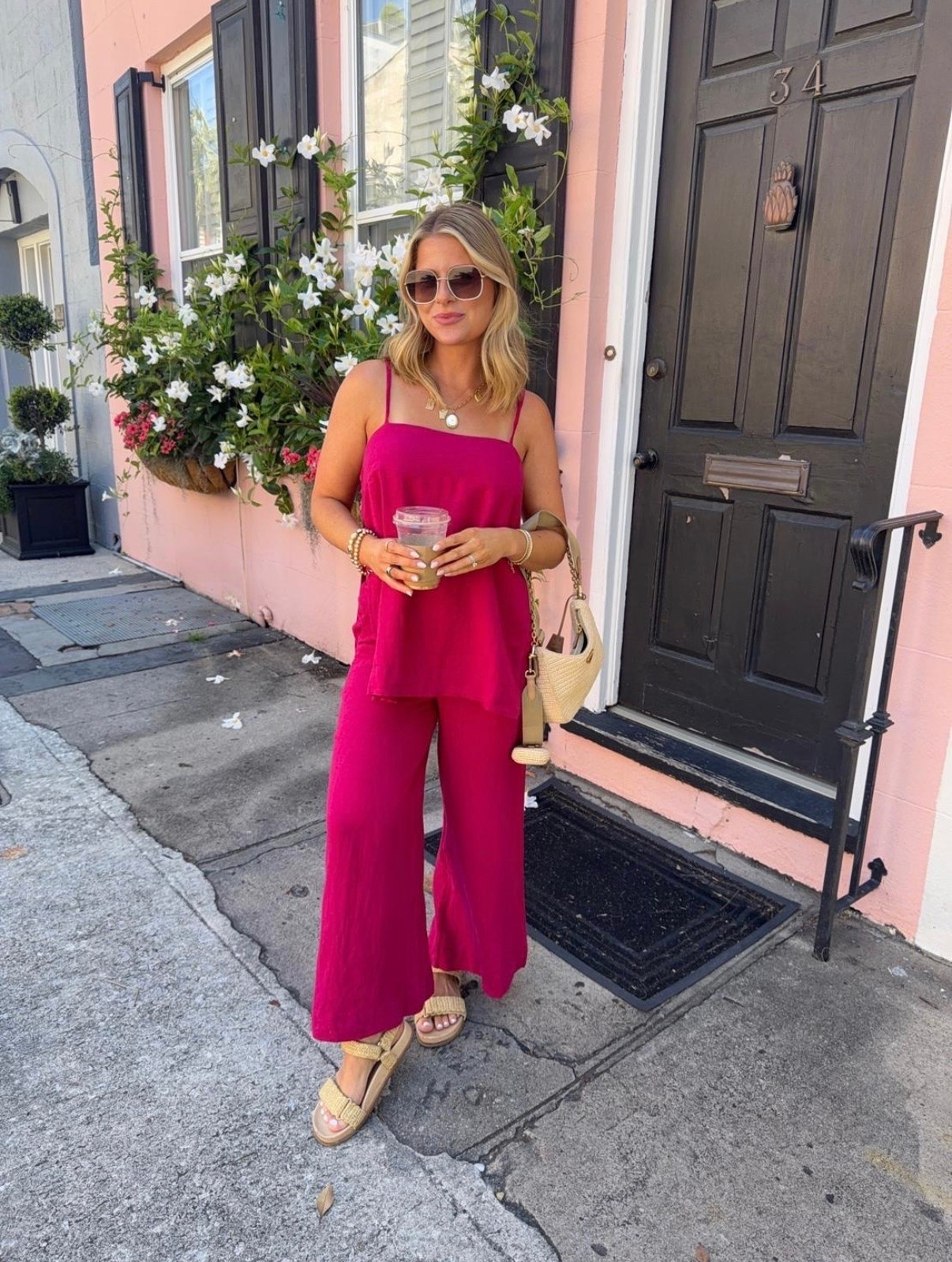 Amazon find, free people look a like! Loving this linen set that comes in several colors and literally half the price! Obsessed and will be wearing all summer!

#LTKTravel #LTKootd #LTKgrwm