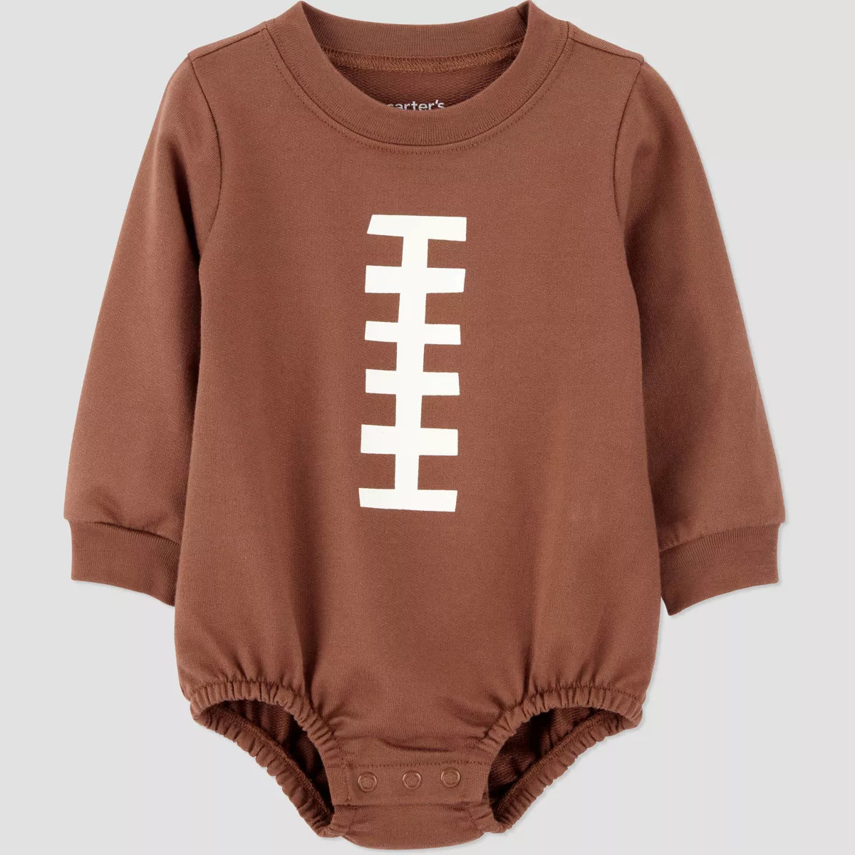 Carter's Just One You® Baby Football Bubble Bodysuit - Brown Newborn | Target