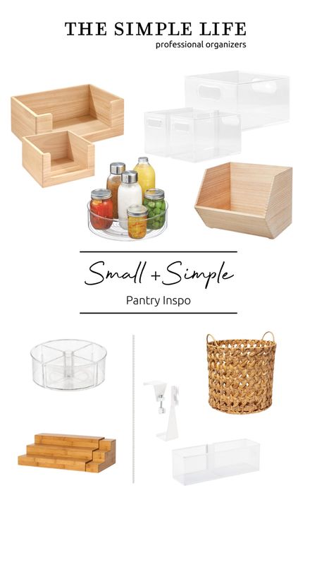 Perfect for a townhouse, apartment, or any small pantry! #thecontainerstore #pantryaesthetic #pantryorganizers #pantrygoals #pantryorganization 

#LTKhome #LTKunder50 #LTKsalealert