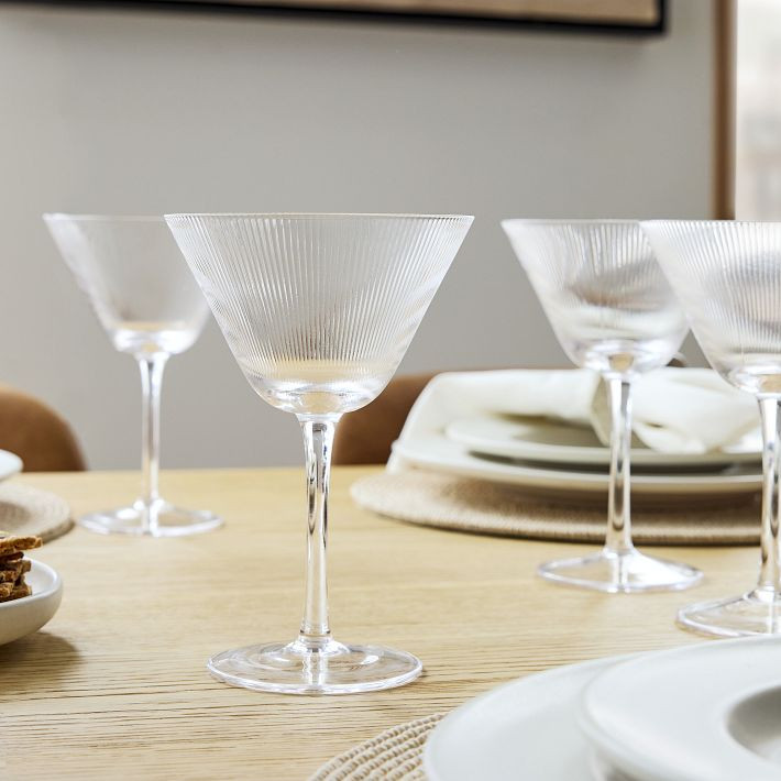 Fluted Martini Glass Sets | West Elm (US)