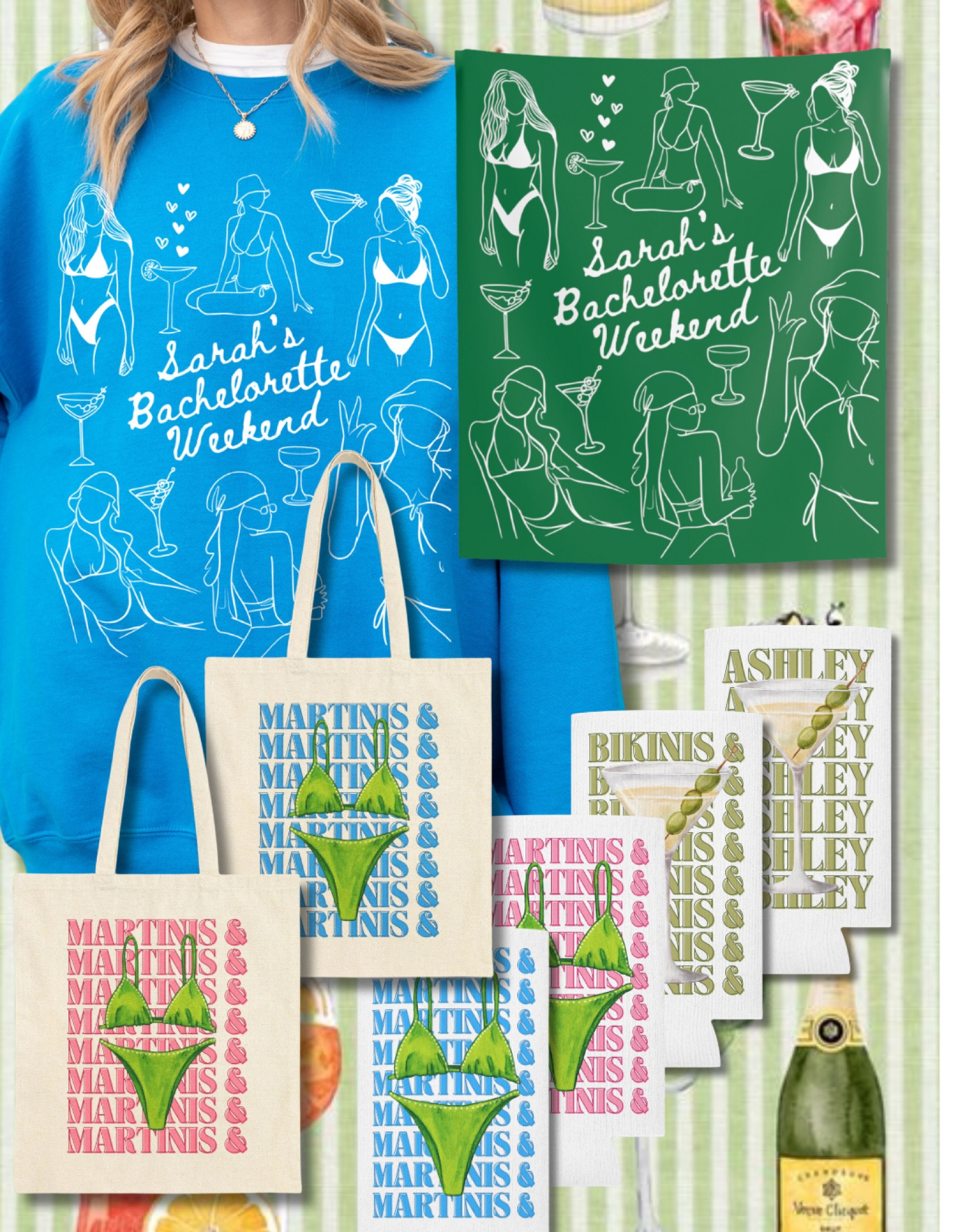 Martinis and Bikinis Bachelorette Party Theme, gifts for bridesmaids, Bach weekend decorations

#LTKFindsUnder50 #LTKParties #LTKWedding