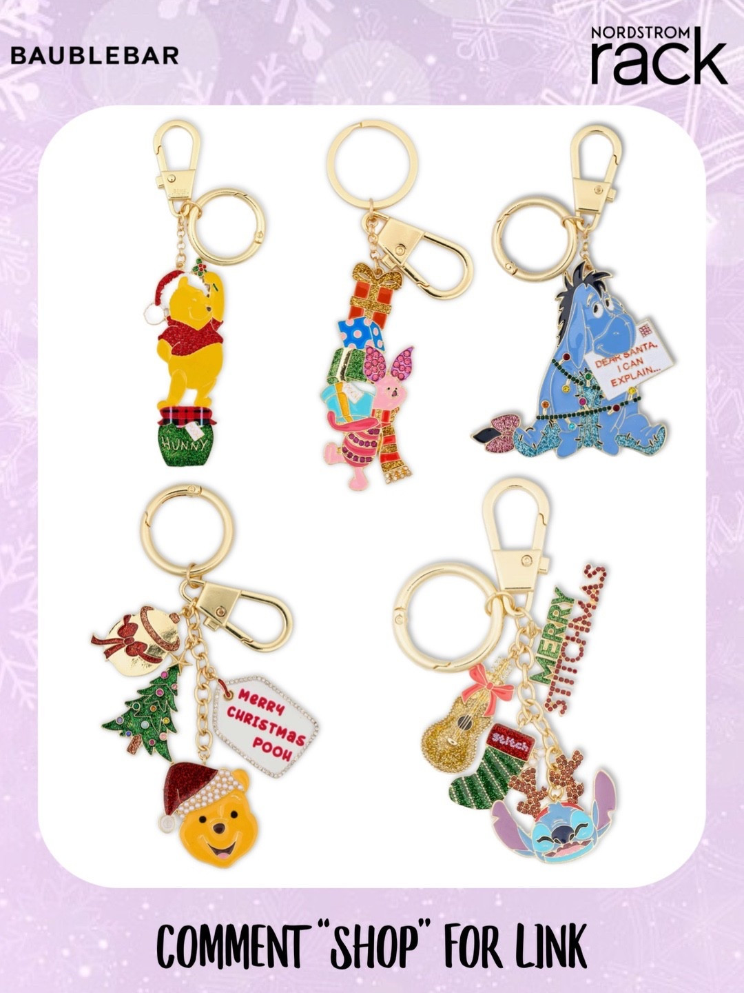 Disney Holiday Bag Charms by Baublebar 

#LTKFindsUnder100 #LTKSeasonal #LTKItBag