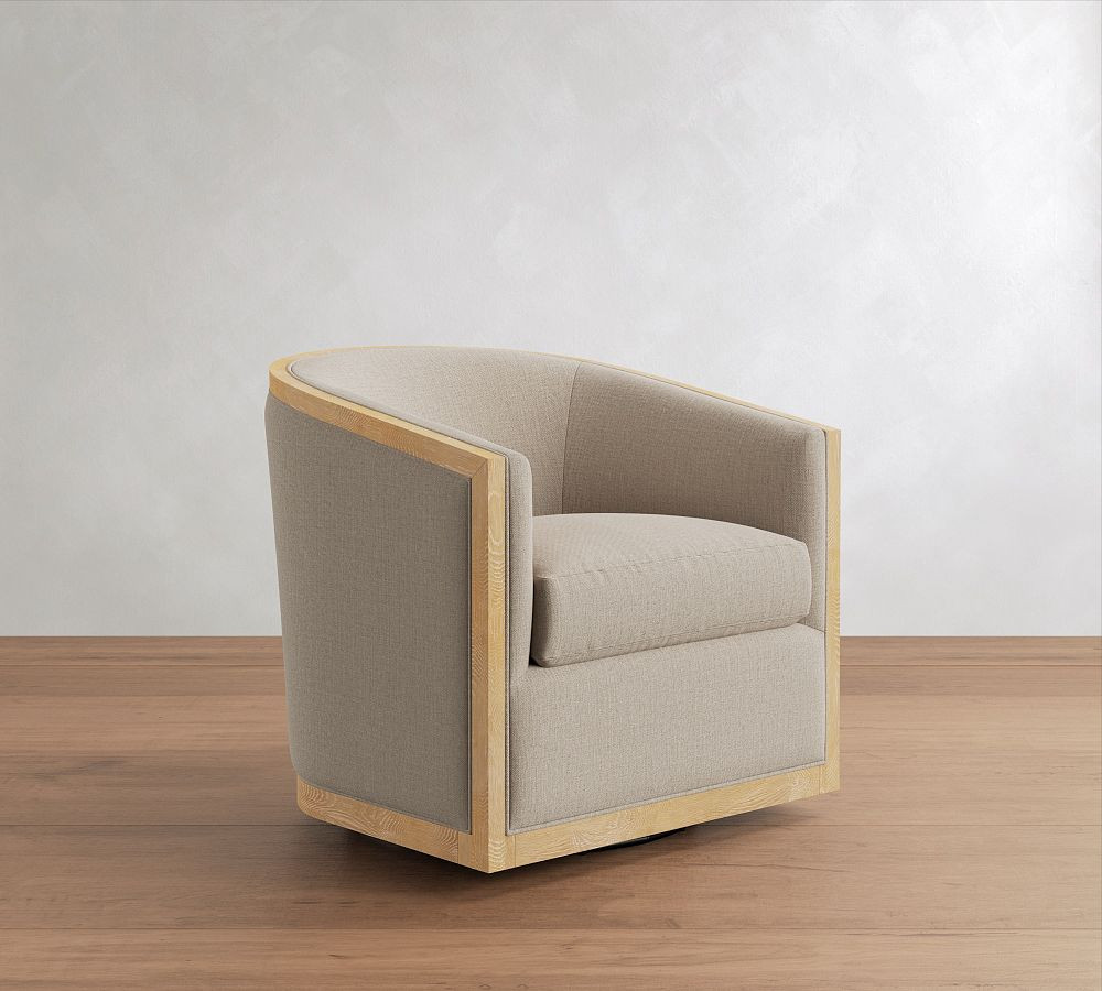 Aurelia Swivel Chair | Pottery Barn (US)