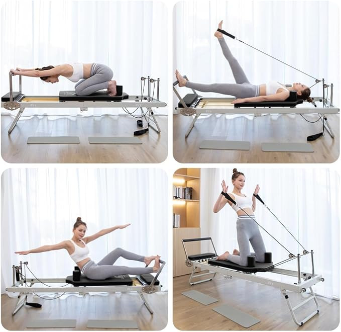 Foldable Pilates Reformer, Pilates Machine & Equipment for Gym Workout and Home Use, Suitable for... | Amazon (US)