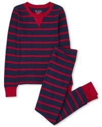 Unisex Kids Long Sleeve Valentine's Day Striped Snug Fit Cotton Pajamas | The Children's Place  -... | The Children's Place