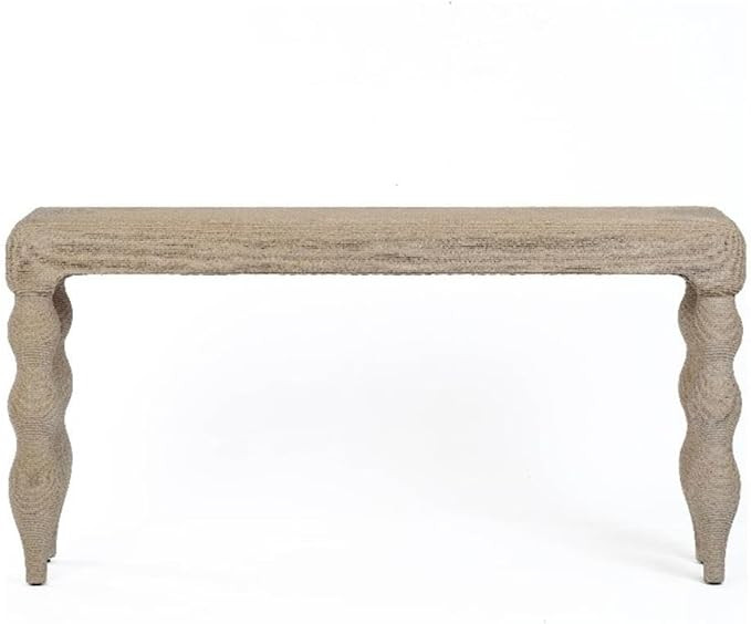 Tov Furniture Vicky Natural Rattan Console Table | Amazon (US)