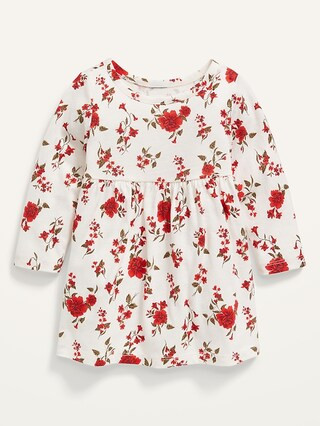 Long-Sleeve Printed Jersey Dress for Baby | Old Navy (US)