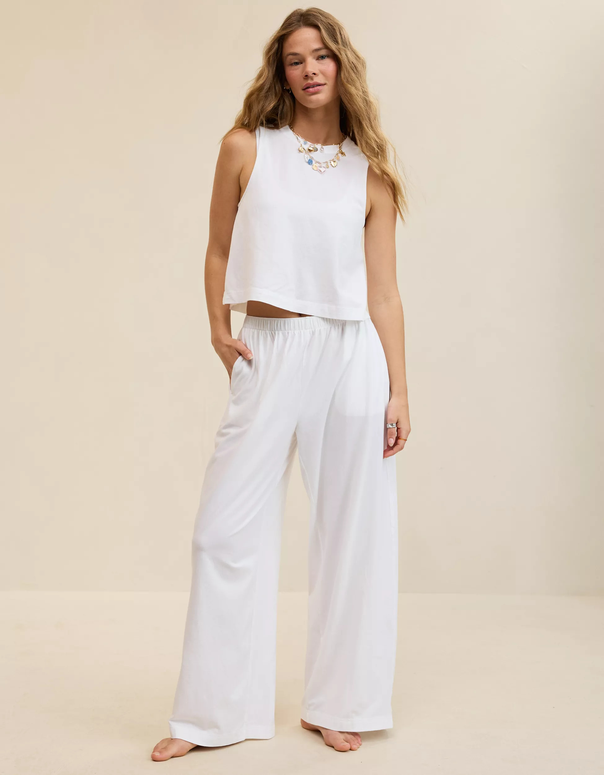 Aerie Dream Jersey Trouser PJ | Aerie