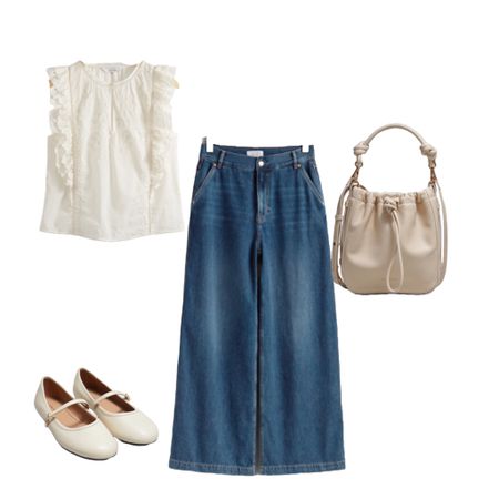 Days out summer outfits wide leg jeans 

#LTKover50style #LTKeurope #LTKstyletip