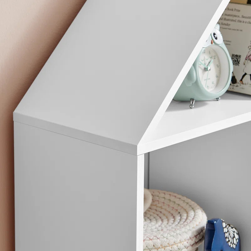 Abinabi Dollhouse 8-Compartment Kids Book Toy Display Freestanding Bookshelf with Beech Legs | Wayfair North America