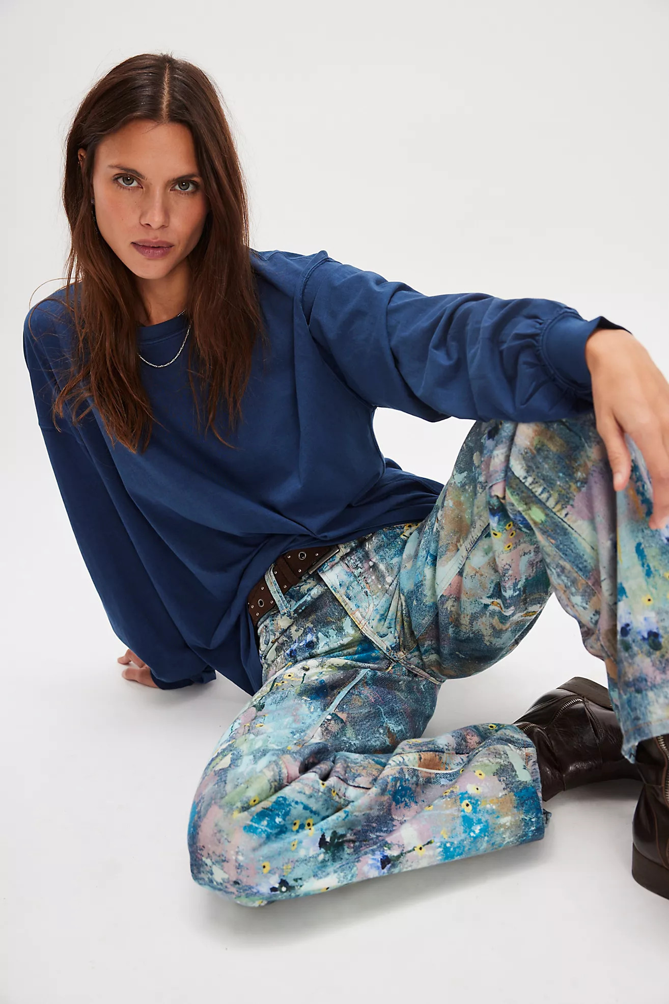 We The Free Perfect Oversized Long Sleeve Top | Free People (Global - UK&FR Excluded)