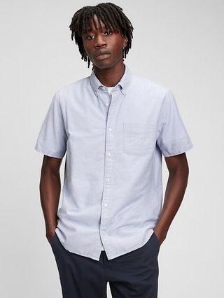 Lived-In Stretch Oxford Shirt | Gap (US)