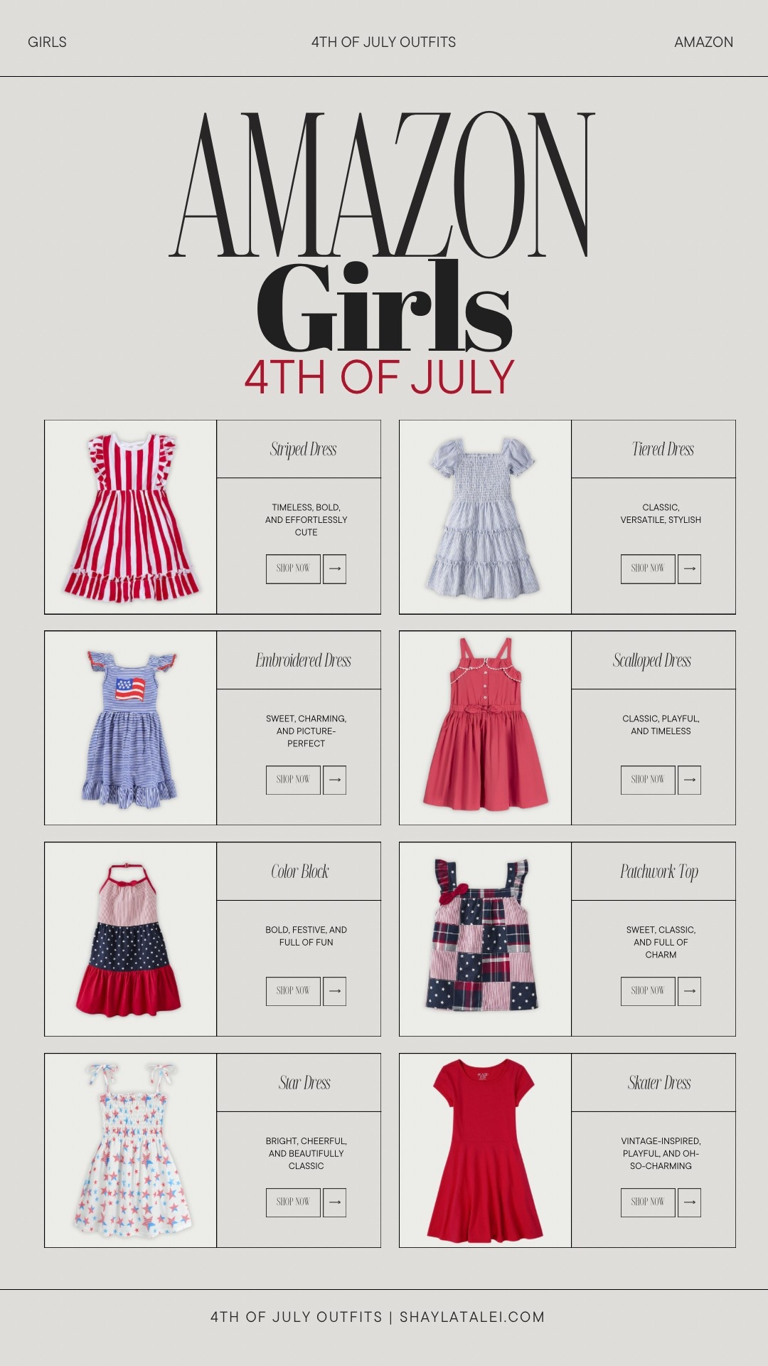 Amazon Girl’s | Patriotic | 4th of July | Americana

#LTKSeasonal #LTKSummerEdit #LTKKids