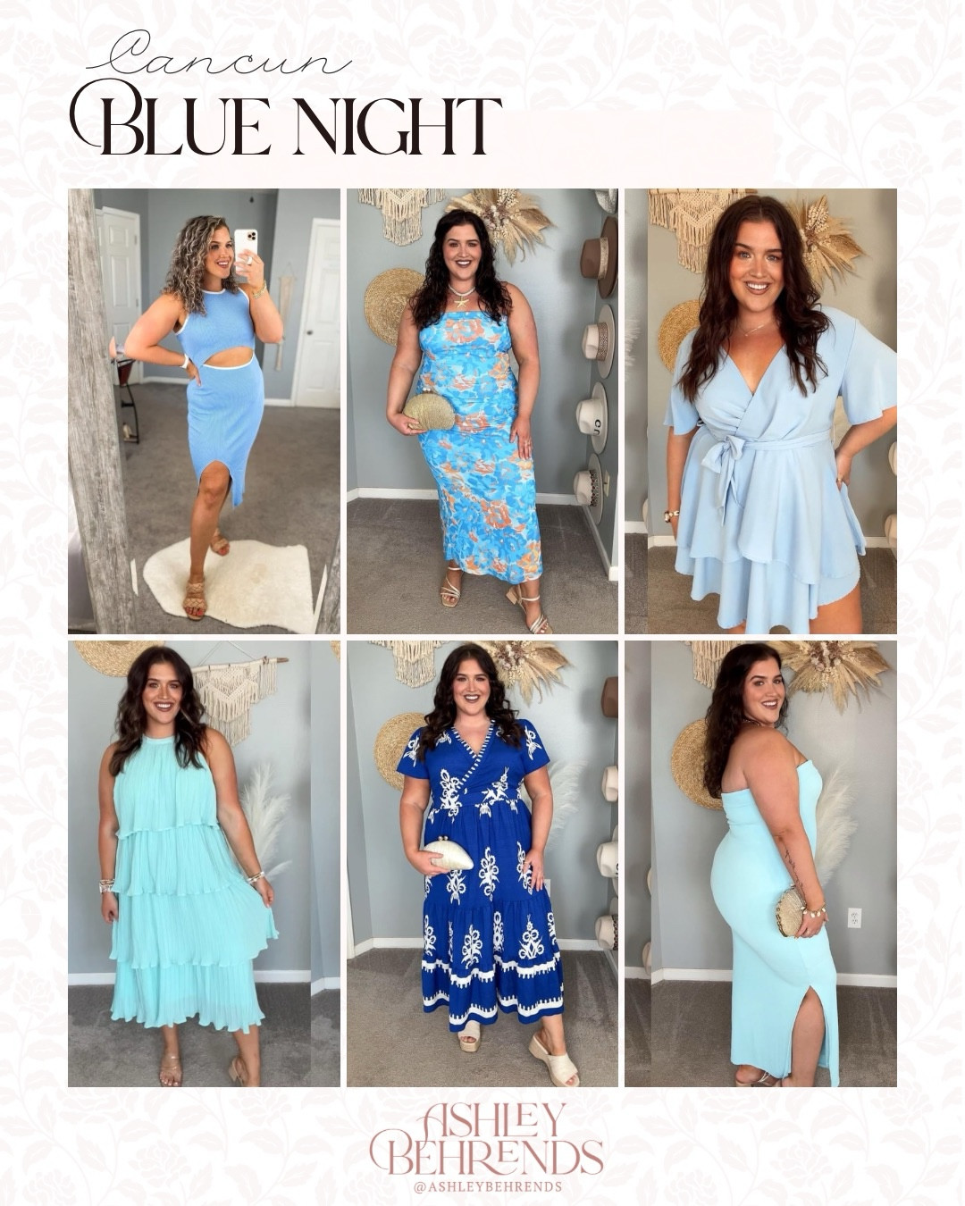 Helping you plan your next beach 🏖️ vacation with a fun theme for each night! Can you tell I’m loving all things theme related lately? We thought it would be fun to do a matchy, matchy girls trip and choose different colors to wear each night and I have to share my inspo with you. These looks are plus size approved and so affordable. 
Beach vaca outfit inspo, plus size approved dresses

#LTKSeasonal #LTKPlusSize #LTKTravel