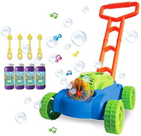 ToyVelt Bubble Lawn Mower for Kids - Automatic Bubble Machine with Music Sounds Best Toys for Tod... | Amazon (US)